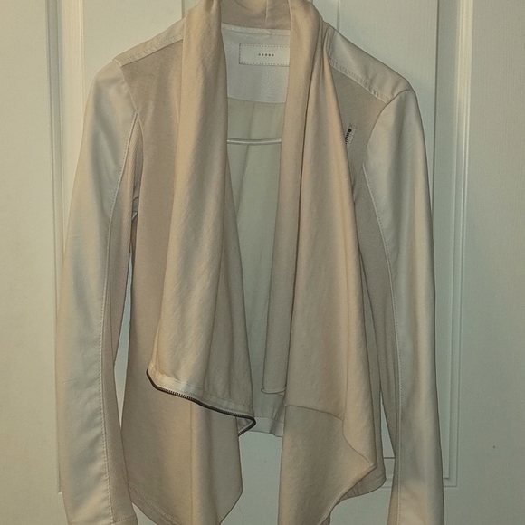 ❤️ BLANKNYC Off White Zipper Jacket Sm - Picture 2 of 13